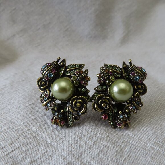 Heidi Daus Secret Garden earrings - Picture 1 of 4